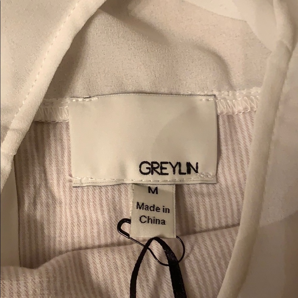 Greylin Crochet Top Sz M NWT Stitch Fix - Picture 4 of 6
